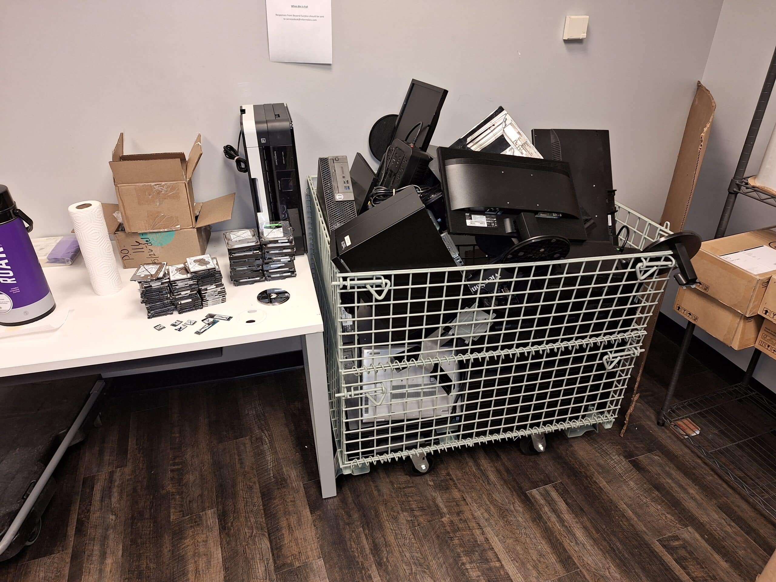 Electronic Recycling Pickup