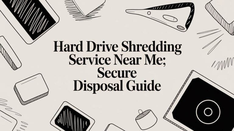 Hard Drive Shredding Service Near Me: Your Guide to Secure IT Asset Disposal for Businesses
