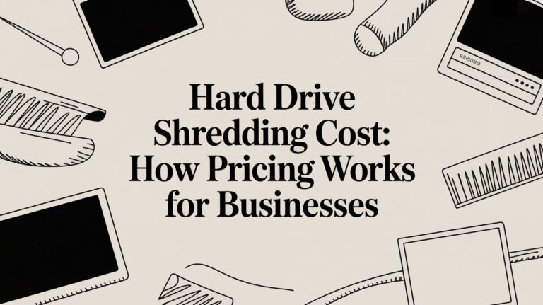 Hard Drive Shredding Cost: A Business Guide to Secure Disposal in the USA