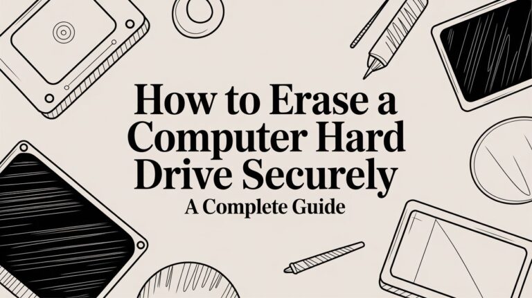 How to Erase a Computer Hard Drive Securely for Your Business