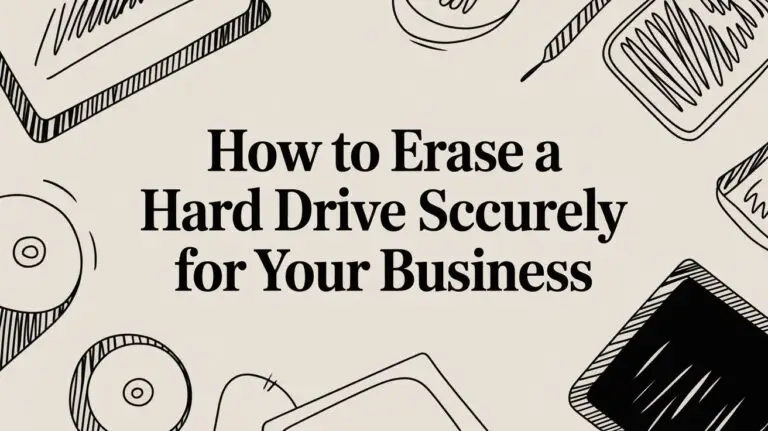 How to Erase a Hard Drive Securely for Your Business