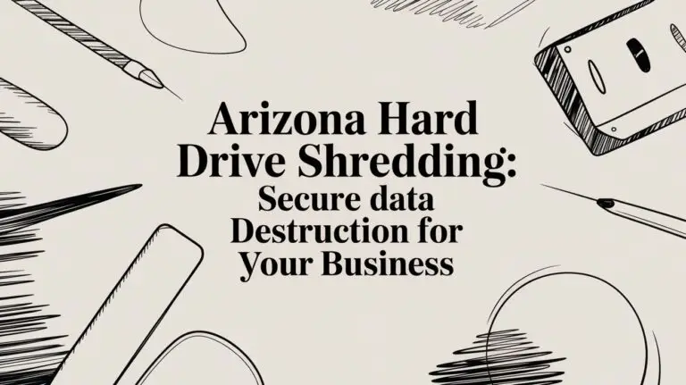Secure Arizona Hard Drive Shredding for Commercial Data Destruction
