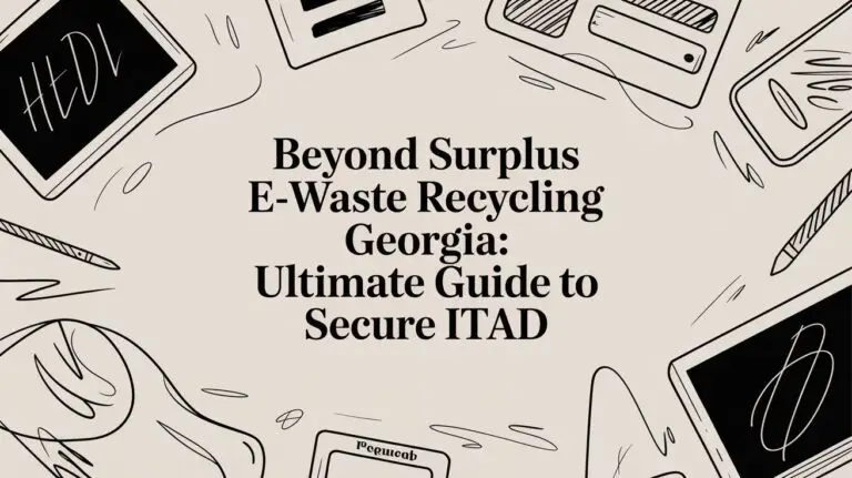 Beyond Surplus e-waste recycling Georgia: Secure IT Asset Disposal for Businesses