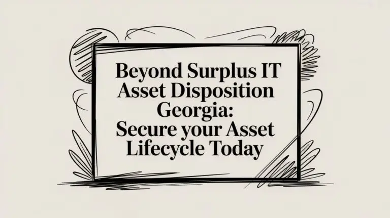 Secure IT Asset Disposition in Georgia: A Guide for Businesses