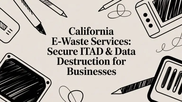 California E-Waste Services for Businesses: Secure ITAD & Certified Recycling