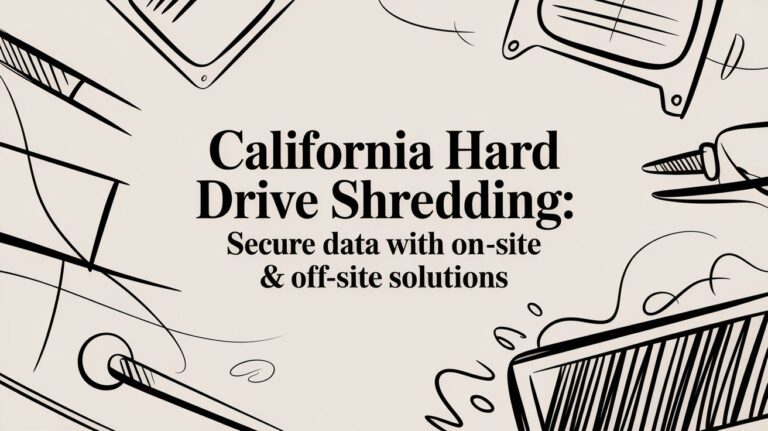 California hard drive shredding: Secure Data Destruction for Businesses