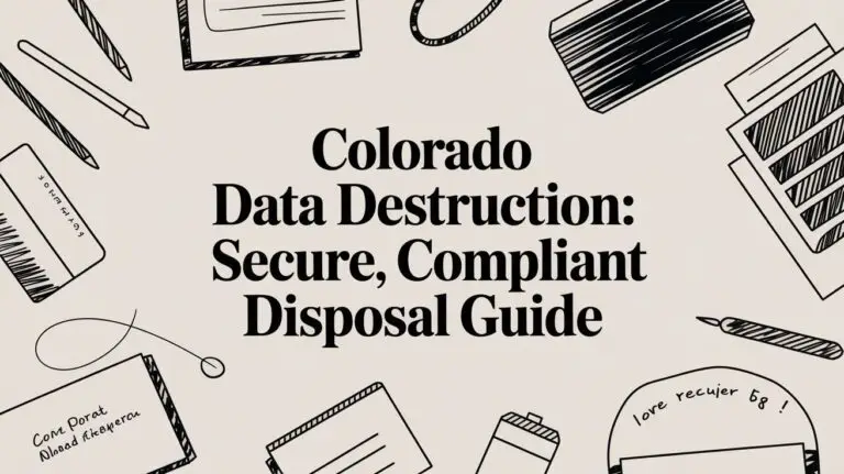Colorado Data Destruction: A Guide to Secure & Compliant Disposal for Businesses
