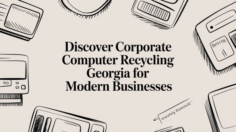 Secure Corporate Computer Recycling for Georgia Businesses