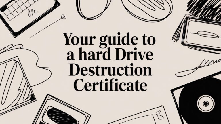 Your Guide to a Hard Drive Destruction Certificate