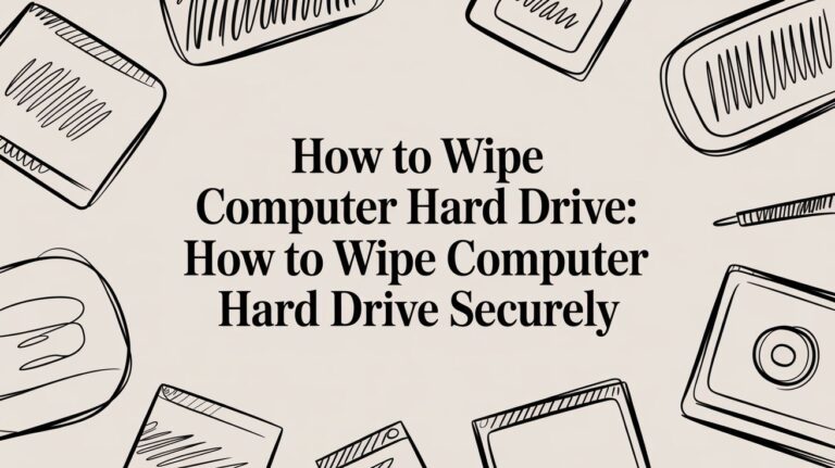 How to Wipe a Computer Hard Drive: A Guide for Businesses