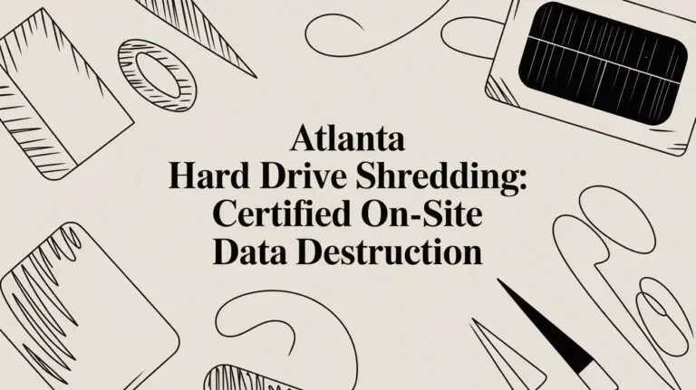 Atlanta Hard Drive Shredding: Certified Data Destruction for Businesses
