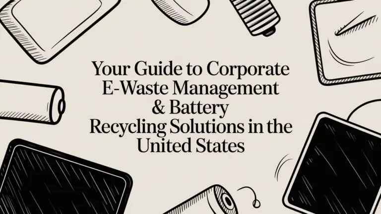 Your Guide to Corporate E-Waste Management & Battery Recycling Solutions in the United States