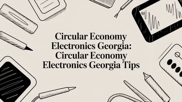 A Business Guide to the Circular Economy for Electronics in Georgia