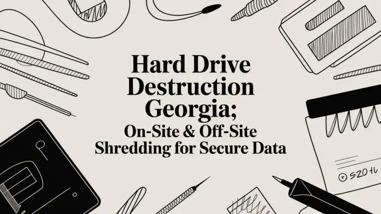 Hard Drive Destruction Georgia: Secure On-Site & Off-Site Shredding