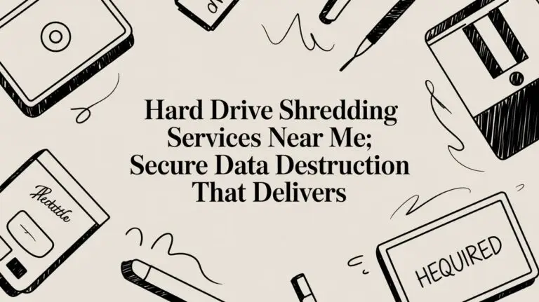 Hard Drive Shredding Services for Businesses: Secure Data Destruction That Delivers