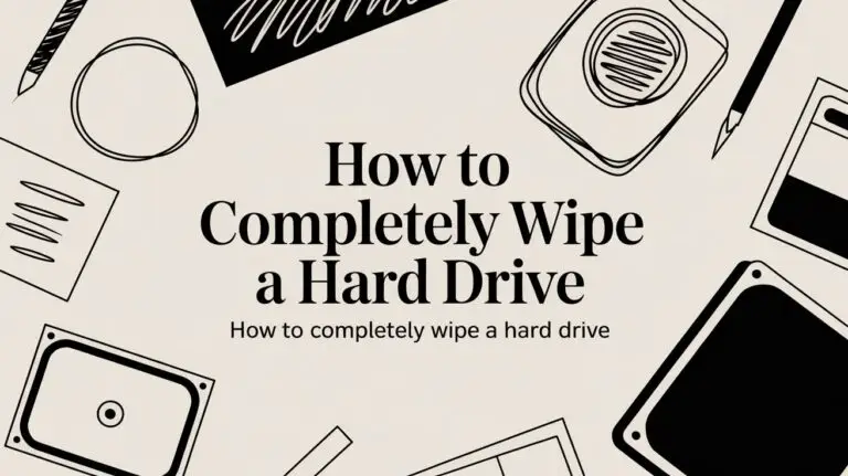 How to Completely Wipe a Hard Drive For Your Business