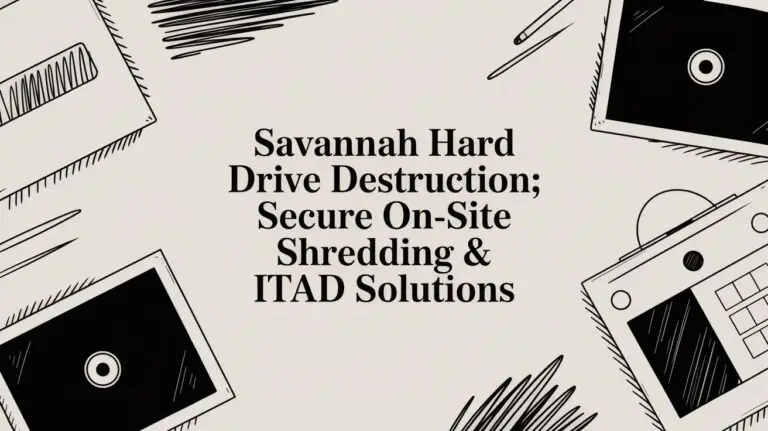 Savannah Hard Drive Destruction: Secure IT Asset Disposal for Businesses