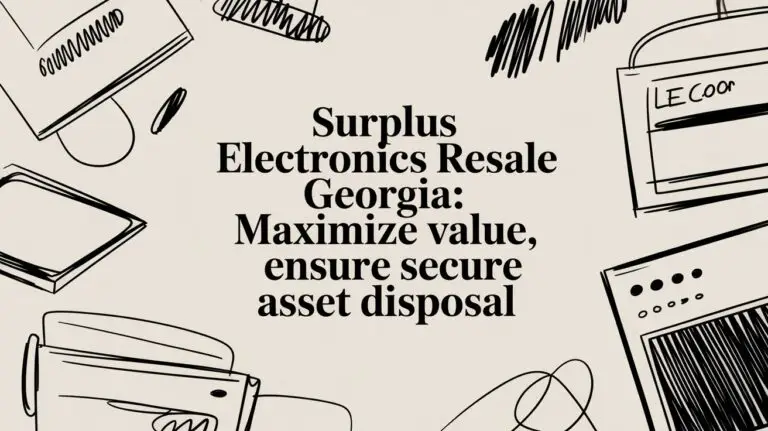 Surplus Electronics Resale Georgia: Maximize Value for Your Business