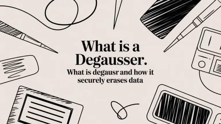 What Is a Degausser and How Does It Securely Erase Data?