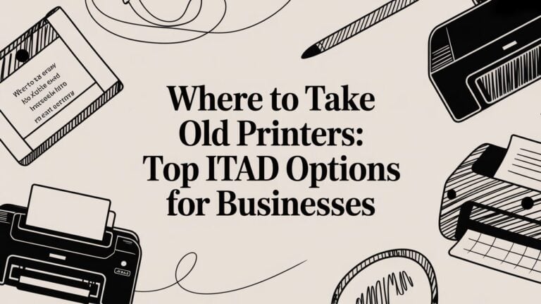 Where to Take Old Printers: Top ITAD Options for Businesses