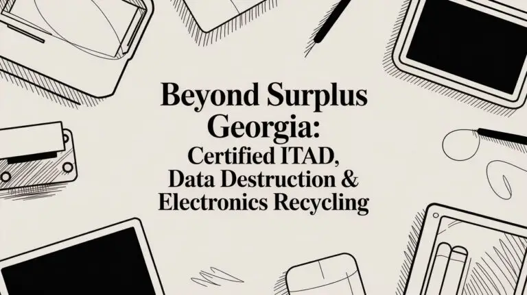 Beyond Surplus Georgia: Your Partner for Secure Electronics Recycling & IT Asset Disposal