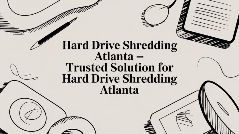 The Authoritative Guide to Hard Drive Shredding in Atlanta for Businesses