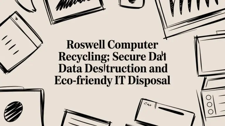 Roswell Computer Recycling: Secure IT Asset Disposal for Businesses