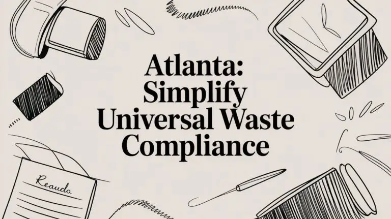 Atlanta: Simplify Universal Waste Compliance for Your Business