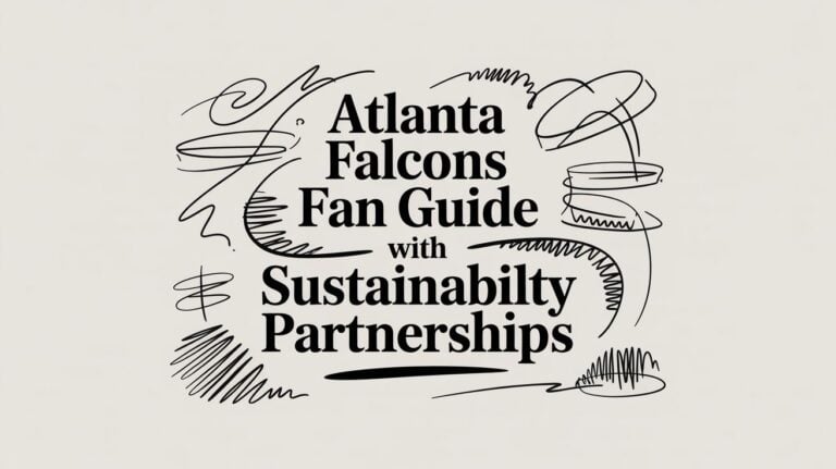 Atlanta Falcons Fan Guide with Sustainability Partnerships