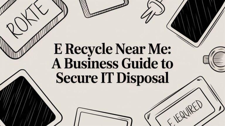 E Recycle Near Me: A Business Guide to Secure IT Disposal