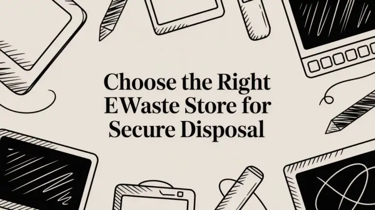 Choose the Right Ewaste Store for Secure Disposal