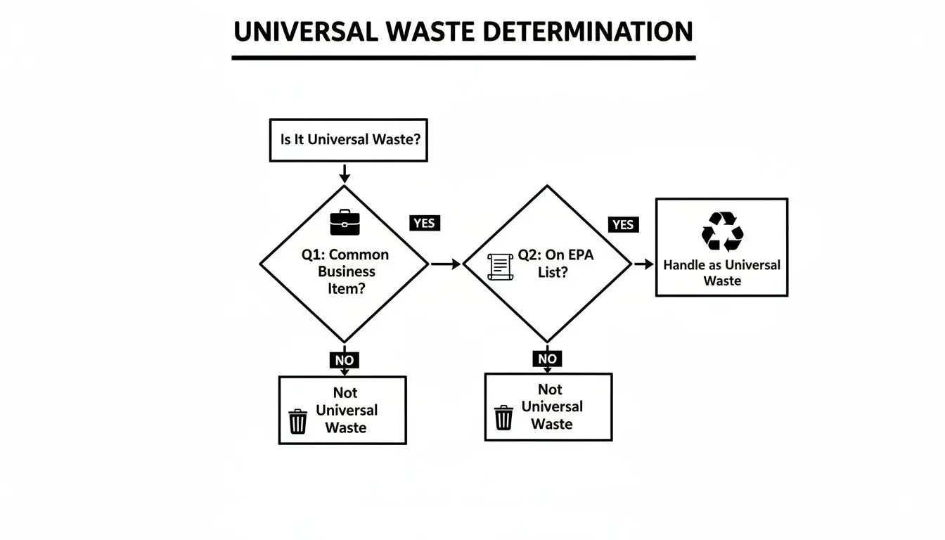 A Business Guide to the Universal Waste Definition in 2026