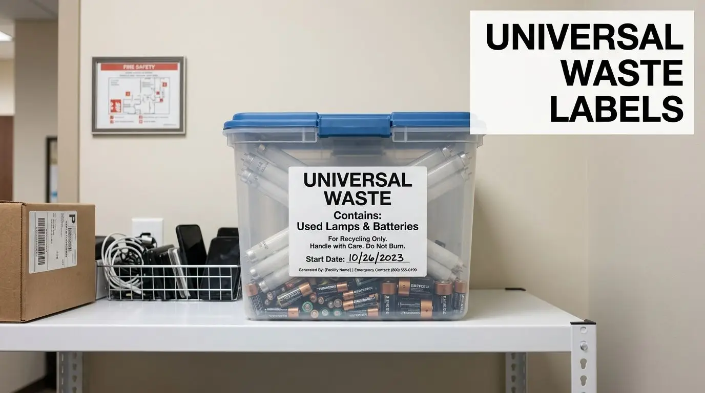 A Business Guide To Universal Waste Labels A Business Guide To Universal Waste Labels