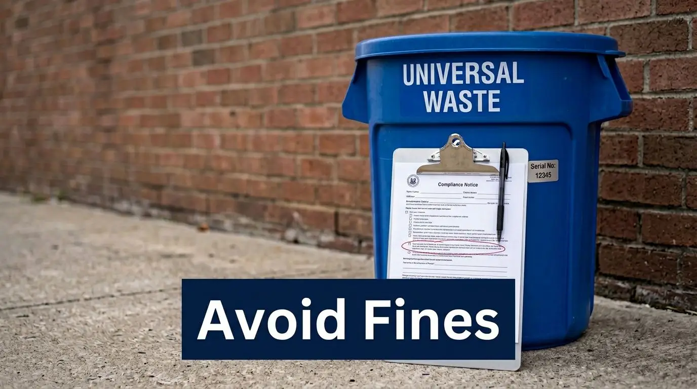 Mastering Universal Waste Signage: A 2026 Compliance Guide for Businesses