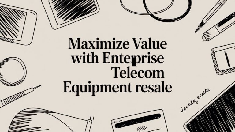 Maximize Value With Enterprise Telecom Equipment Resale