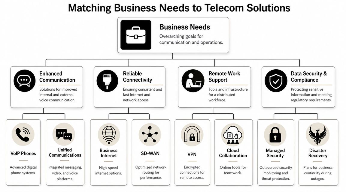Mapping Your Needs to Specific Telecom Services