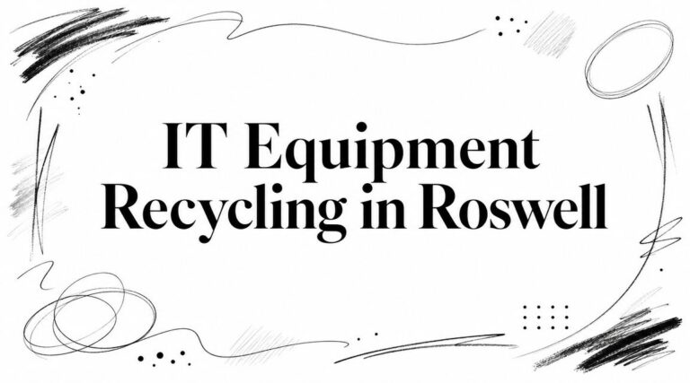 IT Equipment Recycling in Roswell