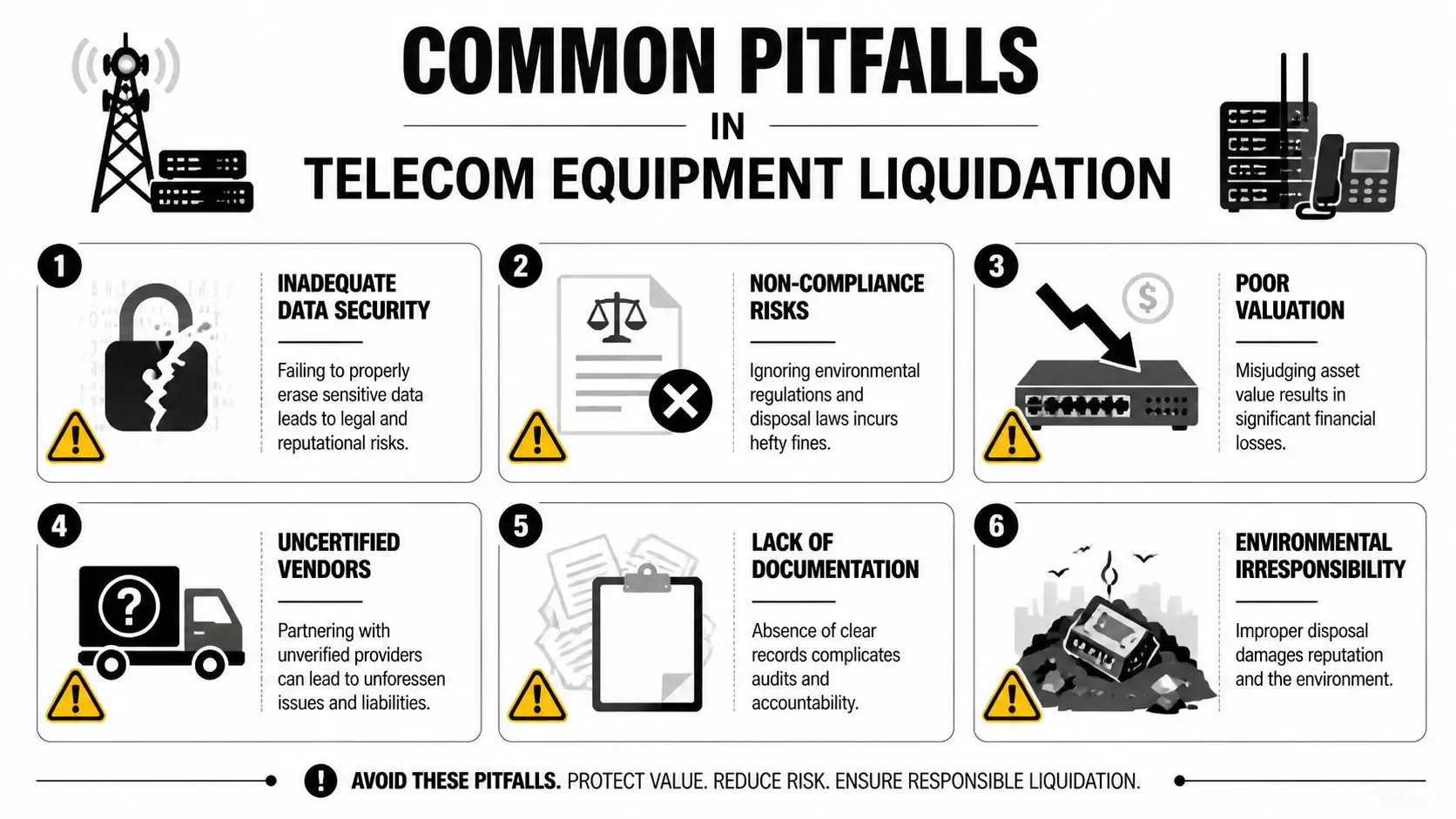 Telecom Equipment Liquidation: Maximize Value Now Telecom Equipment Liquidation: Maximize Value Now
