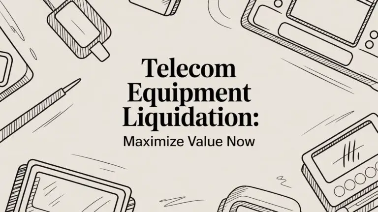 Telecom Equipment Liquidation: Maximize Value Now