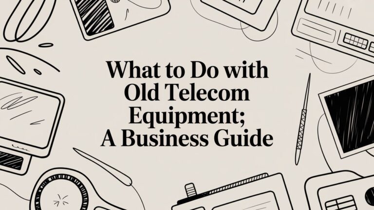 What to Do with Old Telecom Equipment: A Business Guide