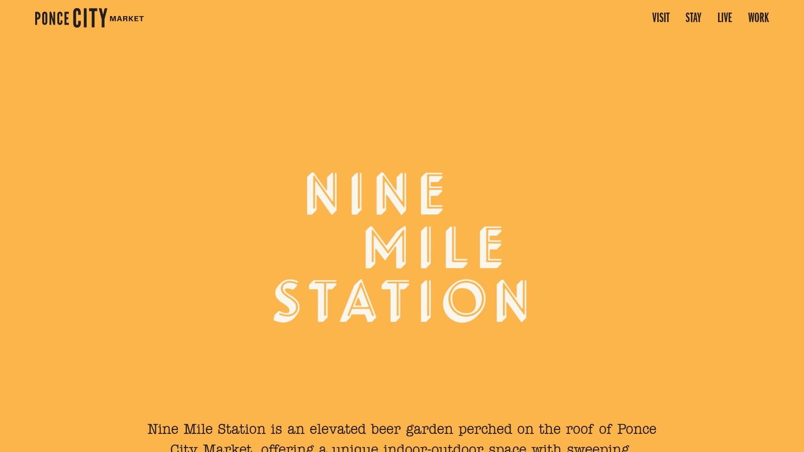 Nine Mile Station (The Roof at Ponce City Market)