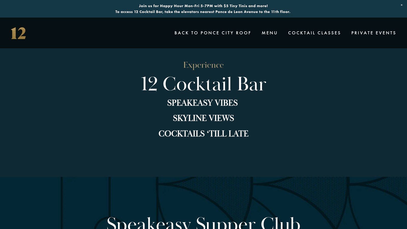 12 Cocktail Bar (The Roof at Ponce City Market)