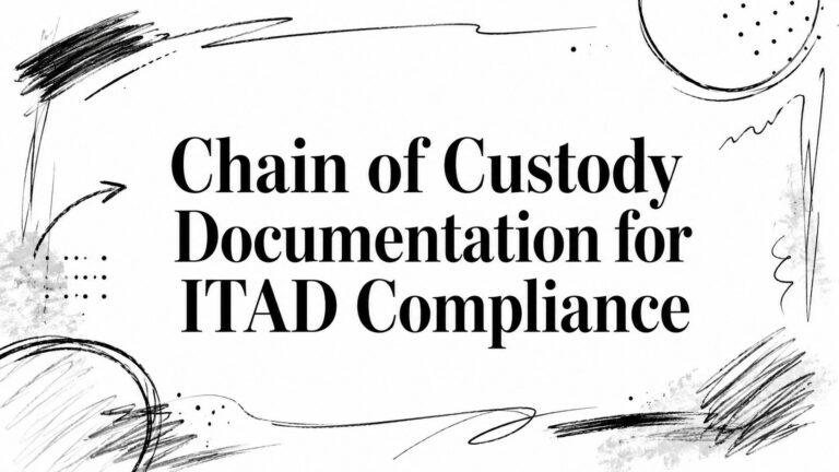 Chain of Custody Documentation for ITAD Compliance