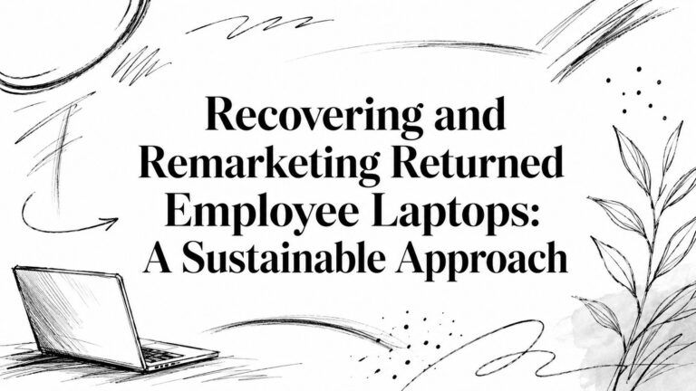 Recovering and Remarketing Returned Employee Laptops: A Sustainable Approach
