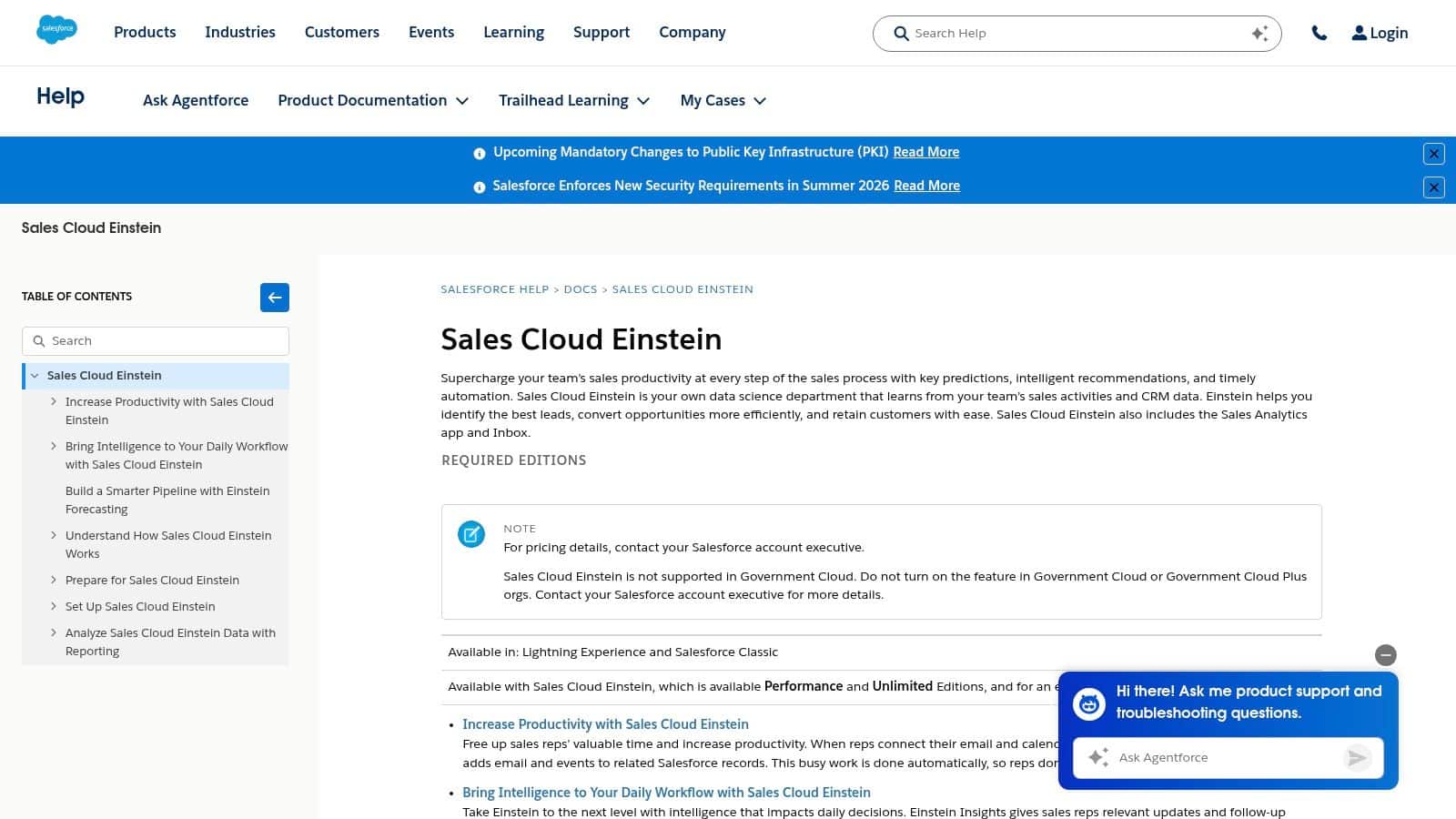 Salesforce Einstein 1 (Sales / Service)