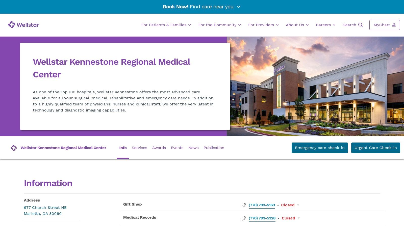 Wellstar Kennestone Regional Medical Center