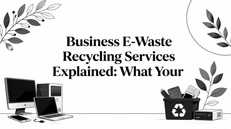 Business E-Waste Recycling Services Explained: What Your