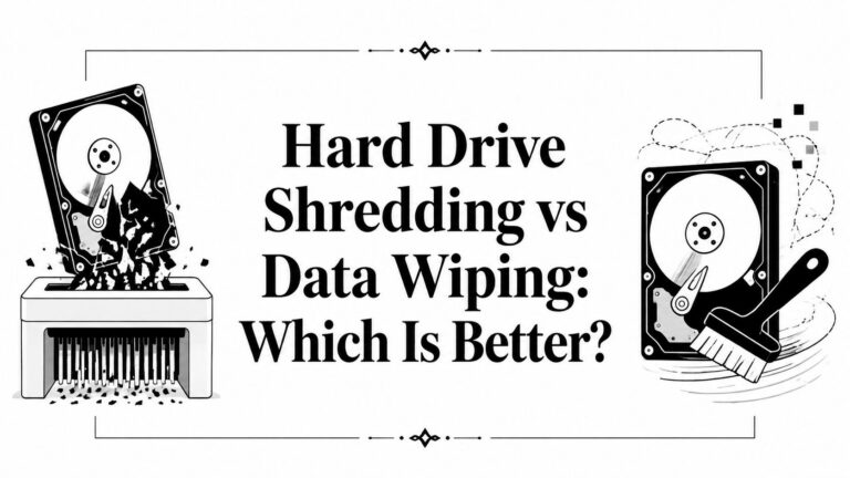 Hard Drive Shredding vs Data Wiping: Which Is Better?