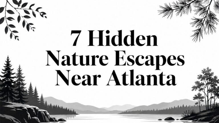 7 Hidden Nature Escapes Near Atlanta