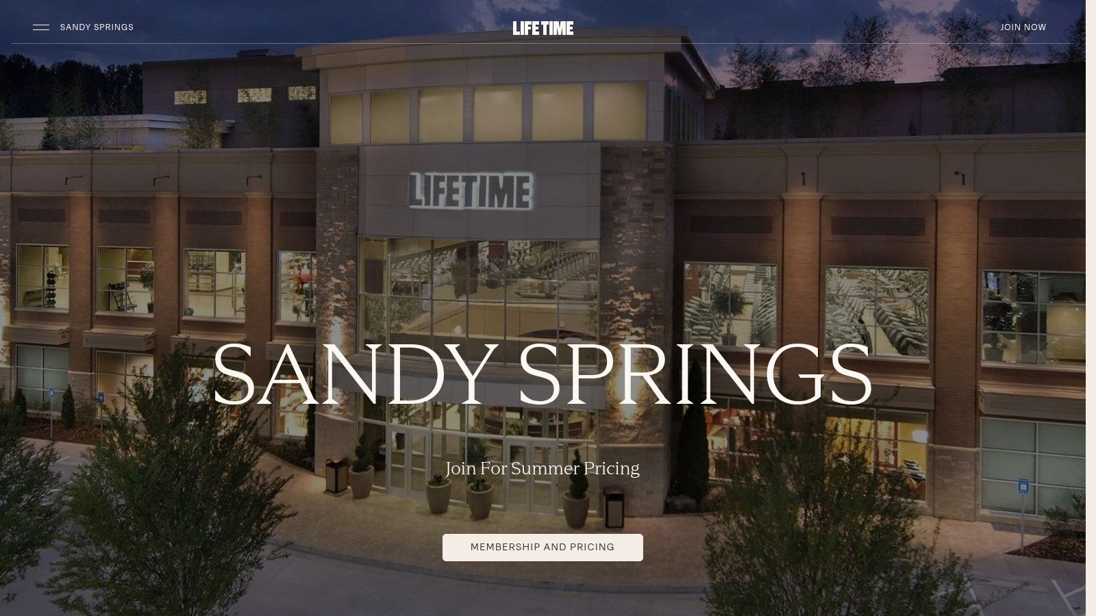 Life Time, Sandy Springs